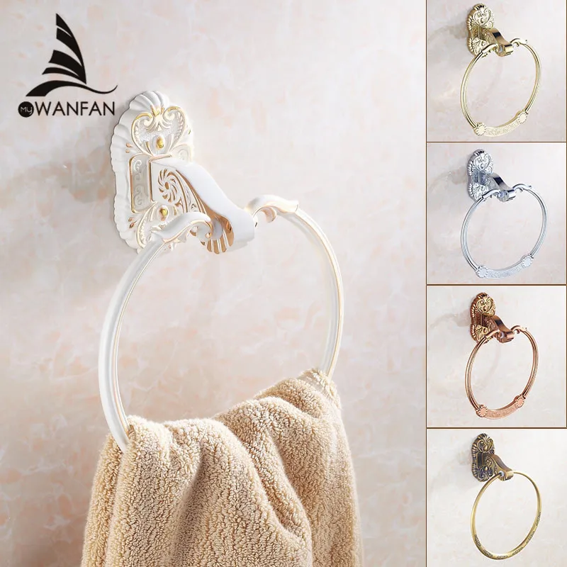 

Bathroom chrome/golden/white finish Towel Ring Bathroom towel bar Accessories Products ,Towel Holder,Towel bar 5 styles 7604