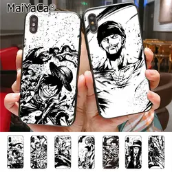 MaiYaCa one piece Новые супер мило телефон чехлы для iPhone X 7 плюс 6 6s 7 8 8 плюс 5 5S 5C случае