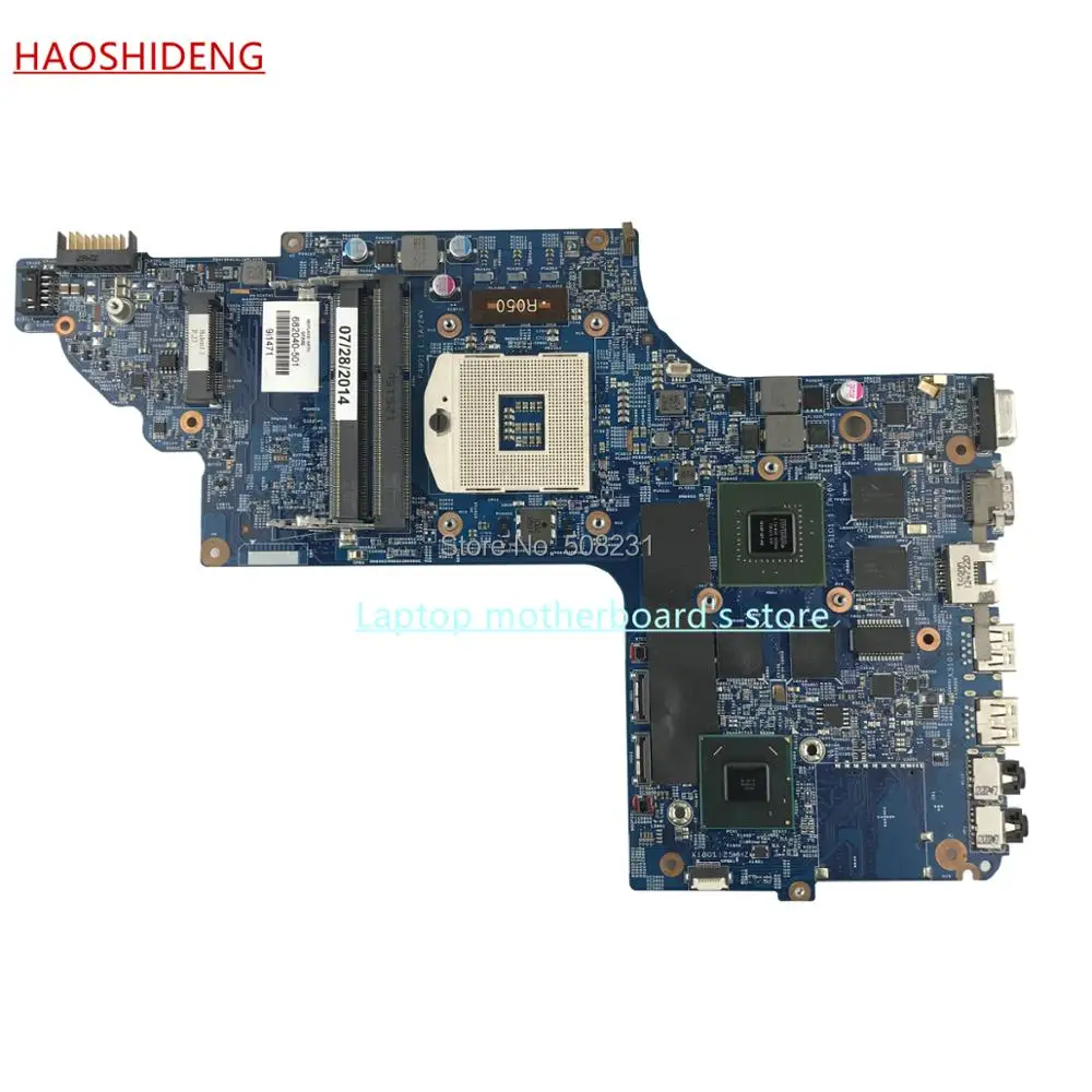 Здесь продается  HAOSHIDENG 682040-501 682040-001 mainboard for HP DV7 DV7-7000 laptop motherboard with HM77 650M/2G,All functions fully Tested  Компьютер & сеть