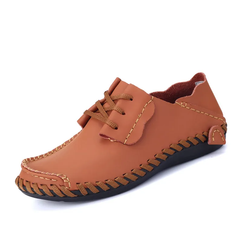 

Men Leather Shoes Casual Autumn Spring Fashion Shoes For Men Designer Shoes Casual Breathable Big Size 39-50 Mens Shoes Comfort