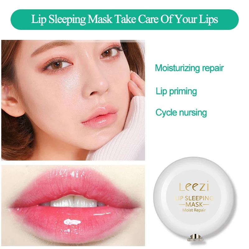 Waterproof Natural Rose Essence Lip Mask Moisturizing Nourishing Lips Lighten Lip Lines Rose Essential Oil Lip Cream