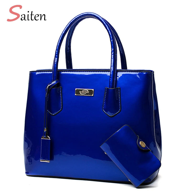 

Fashion Patent leather Handbag Women Casual Tote Bag Women Handbags Ladie Crossbody Bag Messenger Bag das mulheres Bolso de mano