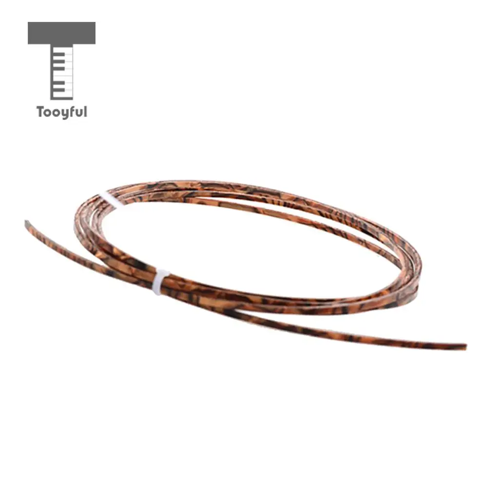 Tooyful Celluloid Guitar Binding Purfling Strip for Guitar Body Project Supplies