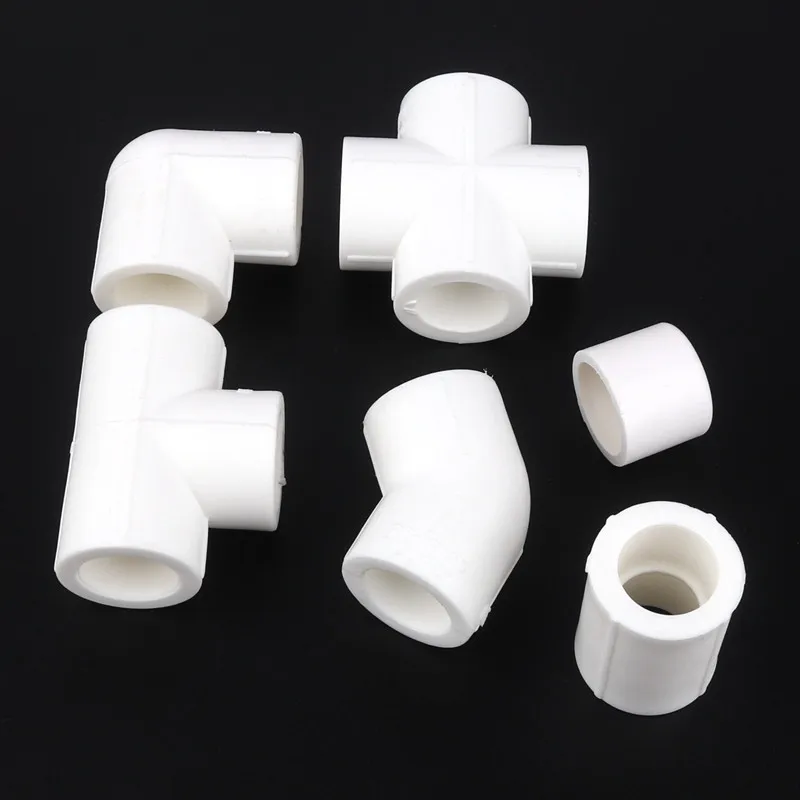 

2pcs/lot 20mm PPR Water Pipe Connectors Aquarium Fish Tank Parts Garden Irrigation Household Tap Tube Fittings Elbow Tee Joints