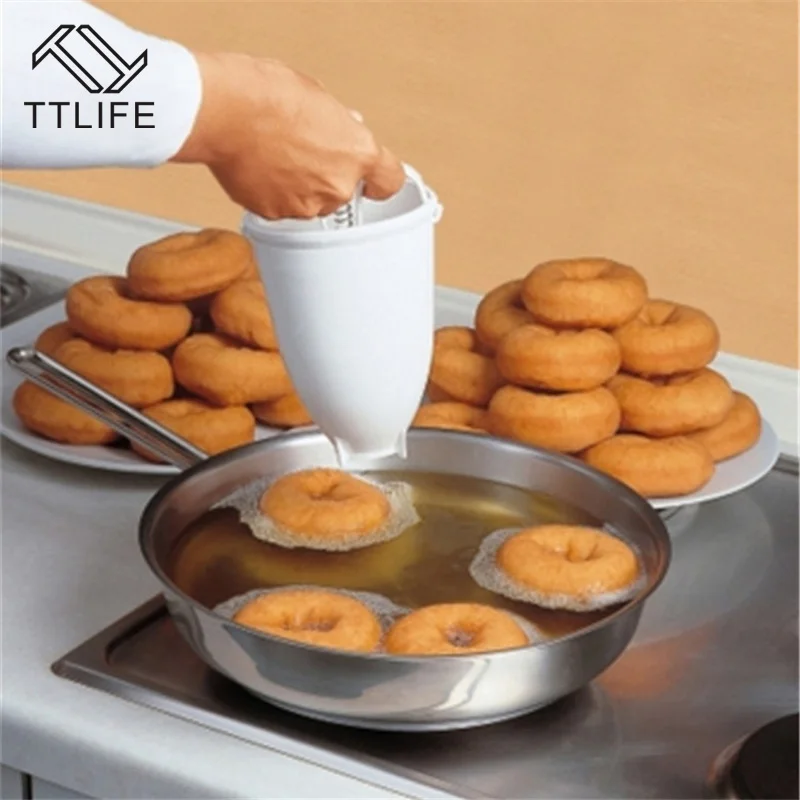 

TTLIFE New 2019 DonutT Maker Dispenser Donut Making Artifact Creative Dessert Mold DIY Confectionery Pastry Baking Tools