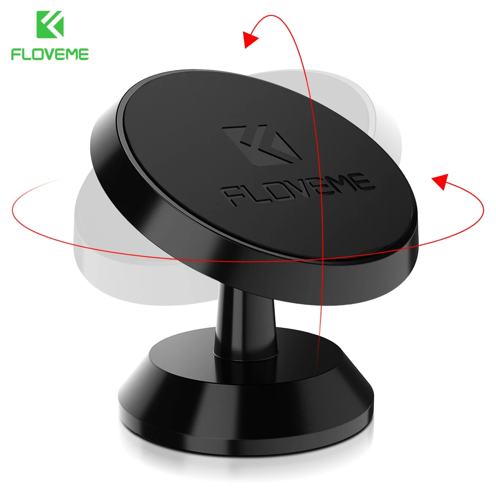 

FLOVEME Universal Car Holder Magnetic Phone Holder Stand Mount Holder GPS Magnetic Mobile Phone Holder For iPhone Samsung Xiaomi