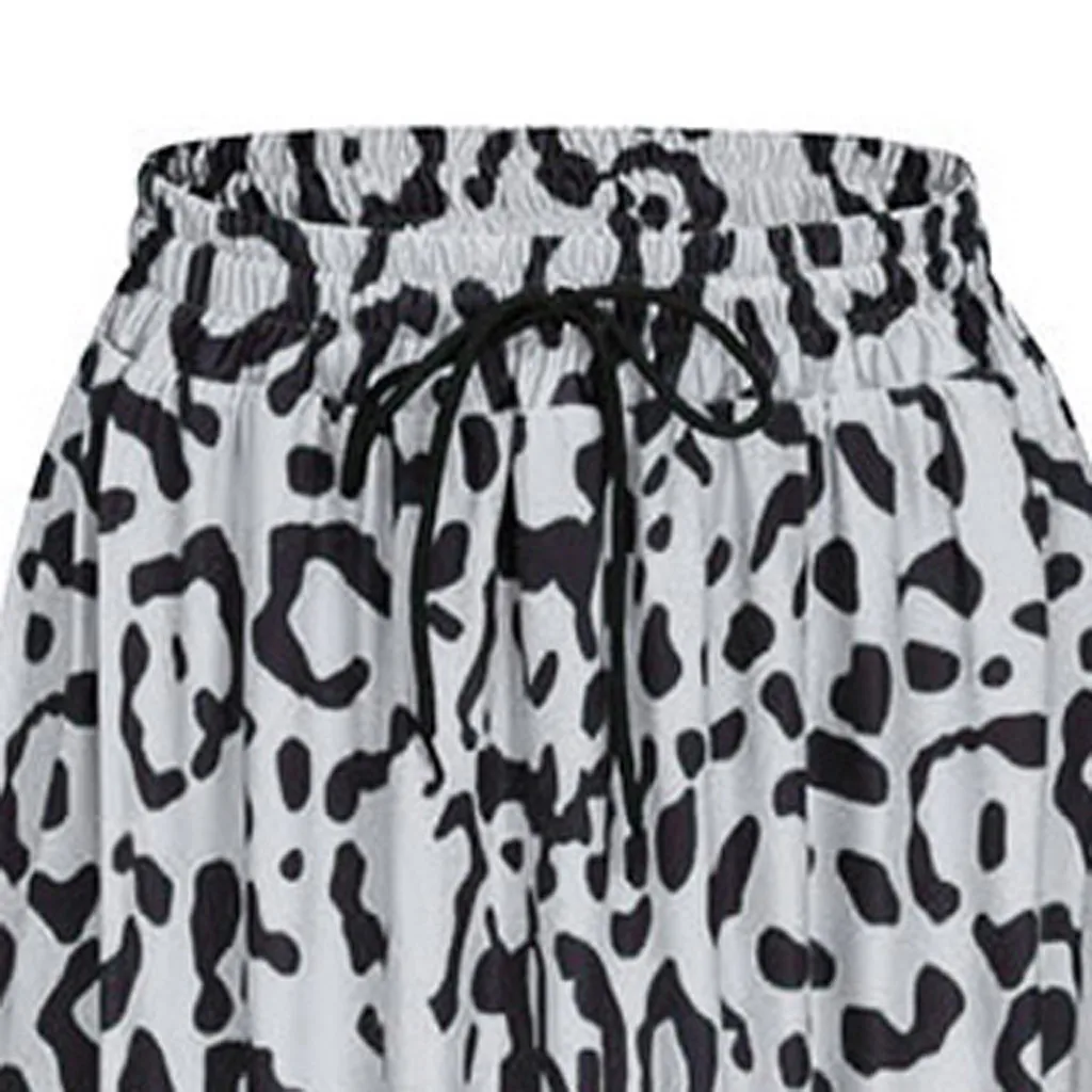 Винтажная юбка миди с высокой талией, леопардовая расцветка, Женская юбка, сексуальная, тонкая, дикая, Женская юбка, повседневный стиль, юбка xв1