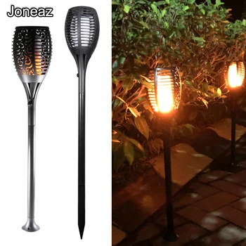 

2X IP65 Flickering Solar Torches lamp Waterproof LED Dancing Flame lights Lawn Outdoor Landscape Fire Light Garden Decoration