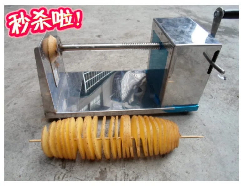 50 шт./1 лот поступление Инструкция для Tornado potato резак машина, Картофельная спиральная режущая подставка для чипсов