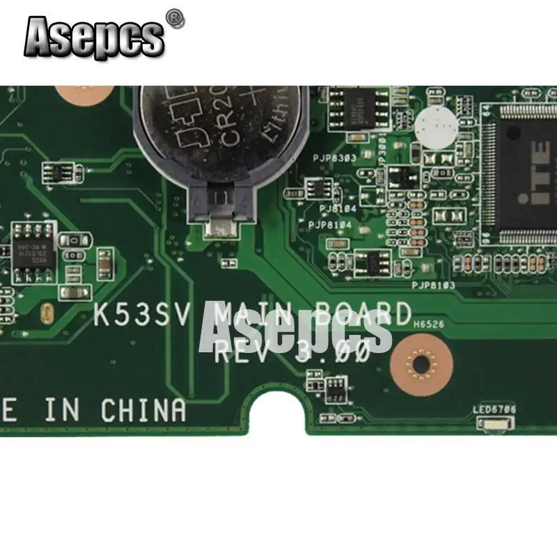 Asepcs K53SV материнская плата для ноутбука ASUS K53SM K53SC K53S K53SJ P53SJ A53SJ Тесты оригинальная материнская плата 3,0/3,1 GT520M 512 М