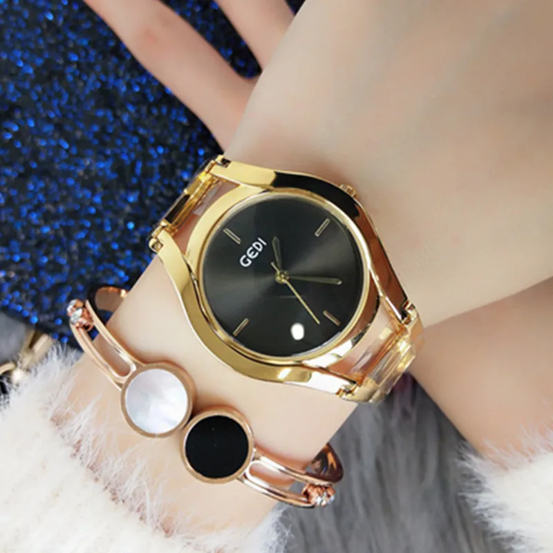

Drop Ship Elegant Women Luxury Quartz Casual Dress Ladies Watch Women Wristwatches Quartz Watch Clock Relogio Feminino