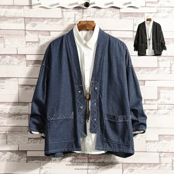 

2020 hip hop windbreaker overcoats men jackets vintage block windbreaker zip up casual streetwear