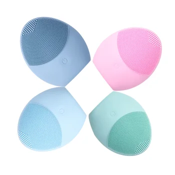 

Electric Vibration Facial Cleansing Brush Skin Tighten Remover Clove Pore Cleanser Face Wash Machine Water Proof Silicone Massag
