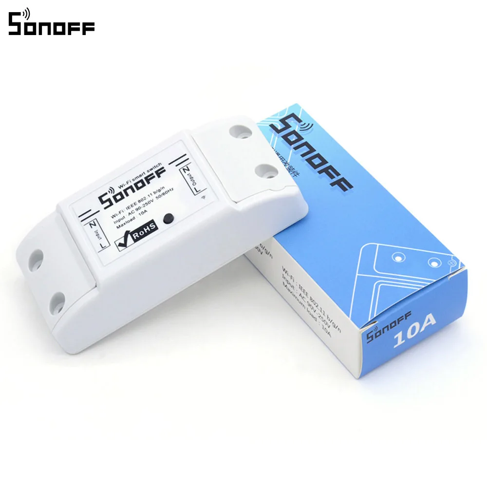 Беспроводной Выключатель Sonoff Basic Wifi дешевый универсальный пульт дистанционного