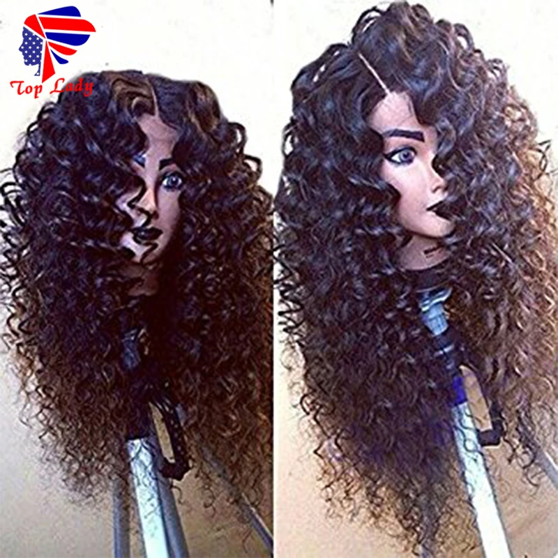 

7A Deep Curly Glueless Lace Front Human Hair Wigs With Baby Hair Full Lace Human Hair Wigs Lace Front Wig For Black Women