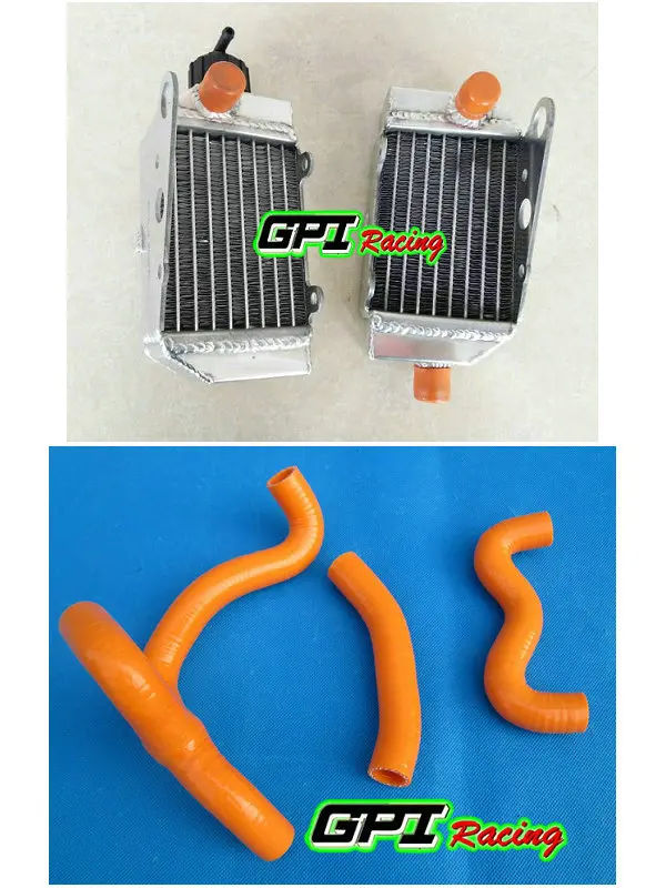 Алюминиевый радиатор + шланг для KTM 50 SX/SXS MINI 50cc/49cc 2012-2016 2015 2014 2013 RH &amp LH GPI high-per |