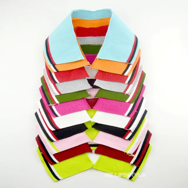 Knitted stretchy cotton collar for summer and autumn wear thread