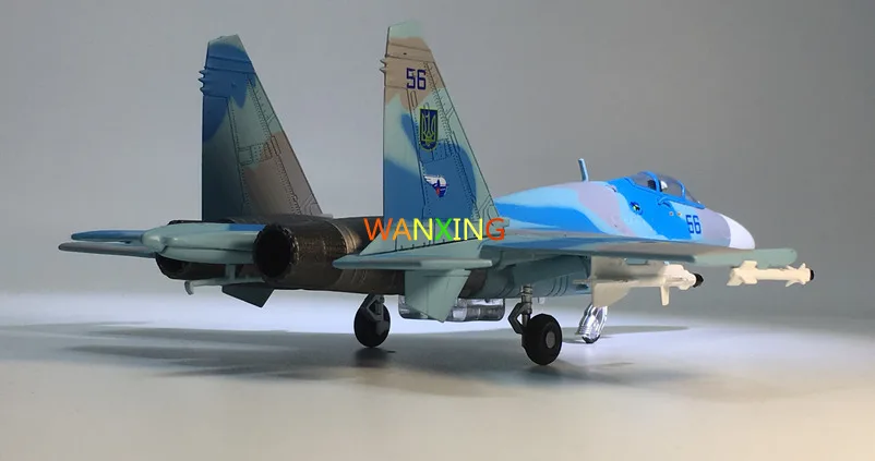 Сплав симулятор боец 1:100 статическая модель Su-27S пластиковый военный серии украшения коллекция подарок Бесплатная доставка