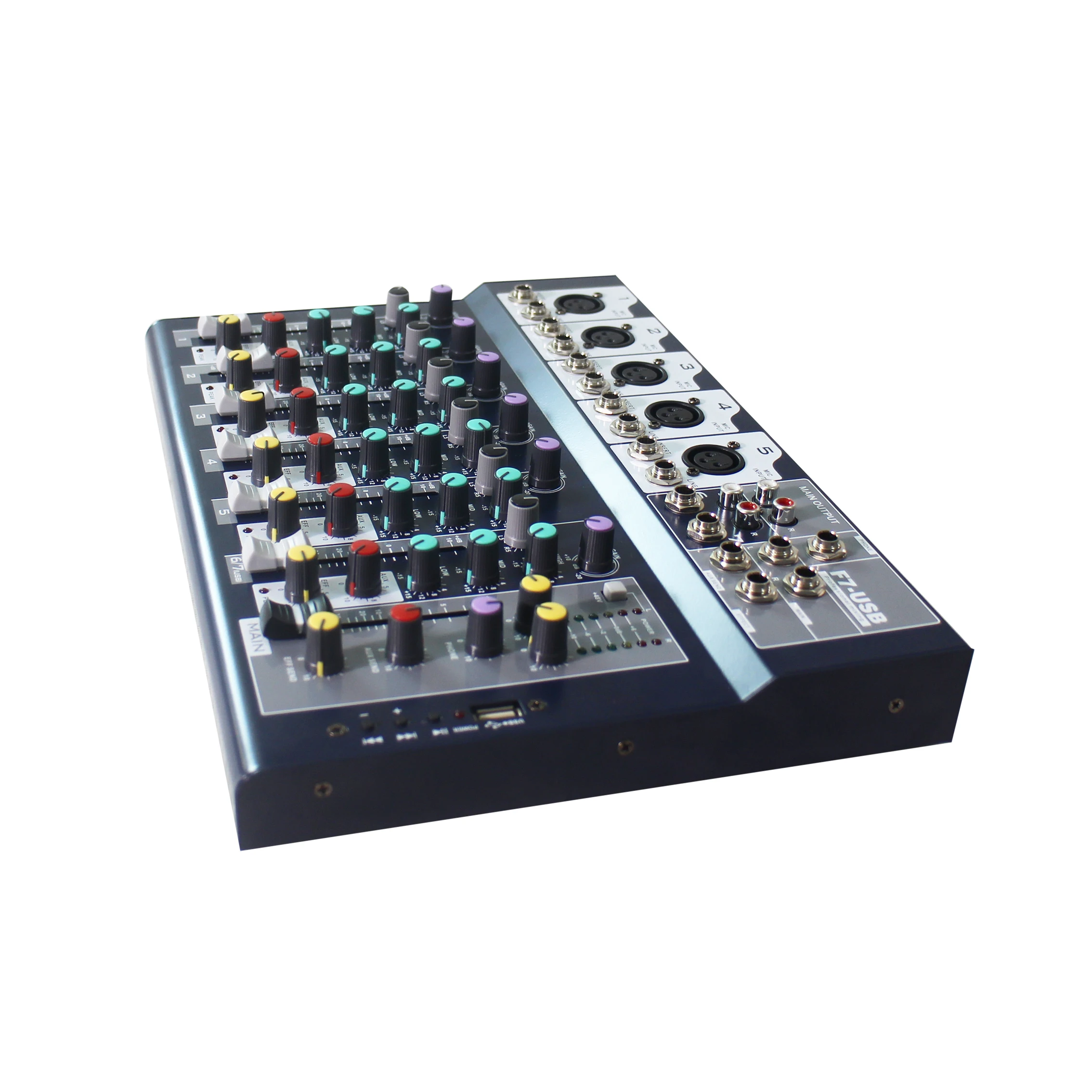 721043 15 watt 7 channels mini pa audio mixer