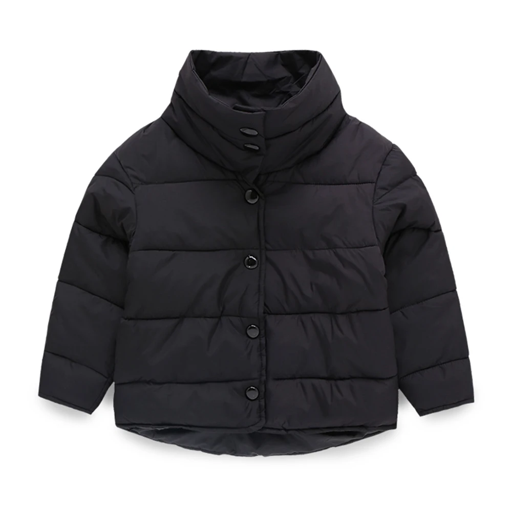 Mudkingdom/хлопковая куртка-пуховик для мальчиков; зимние теплые детские пальто с высоким воротником для малышей; детская верхняя одежда; Одежда для девочек