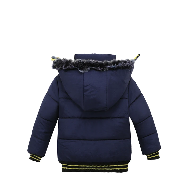 Модная хлопковая одежда для мальчиков, зимняя куртка. Детская теплая куртка