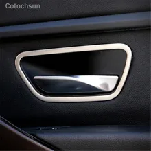 Cotochsun 4 шт./компл. Нержавеющая сталь Внутренняя Рамка дверной ручки Накладка для BMW 3-серии F30 F31 F34 F35 316 318 320 328 335 420 4GT