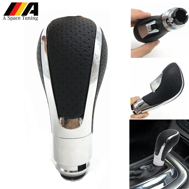 

Car Styling Accessories Automatic Transmission Gear Shift Knob Lever Pen For GM/Buick Regal/Opel Insignia/Vauxhall PU Leather