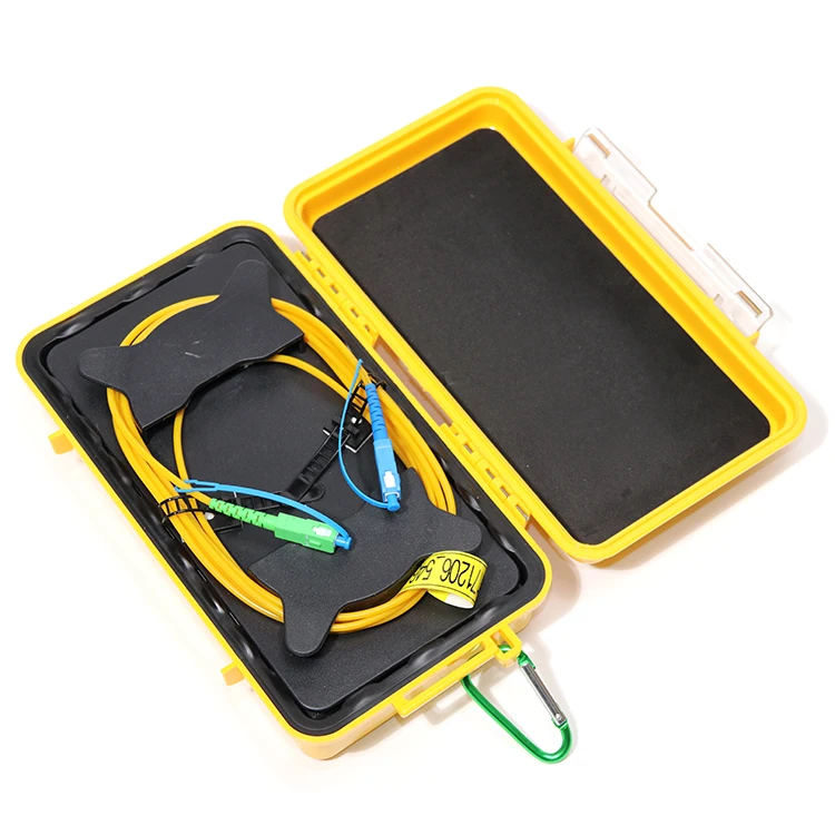 

Komshine OTDR Dead Zone Eliminator OTDR Launch Cable Box 2km Single mode 1310/1550nm, Multi Connectors for Choosing
