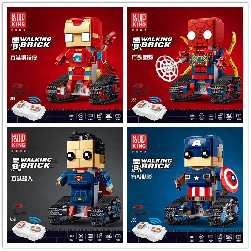 

Yeshin 13038 13039 13040 13041 The Movable Robot Set Remote Control Robot Model Building Blocks Bricks New Kids Christmas Gift