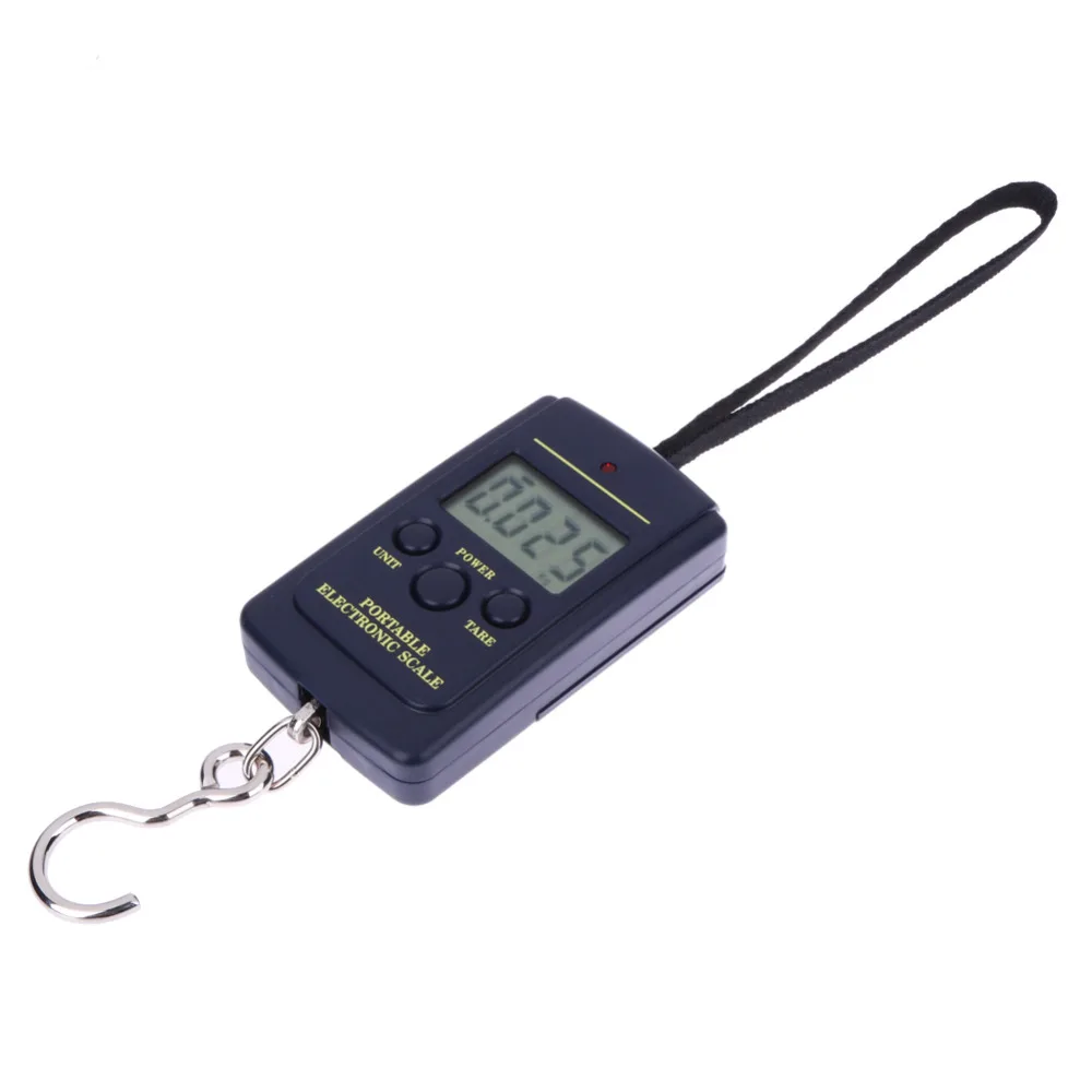 Portable 40kg/10g Electronic Hanging Fishing Digital Pocket Weight Hook