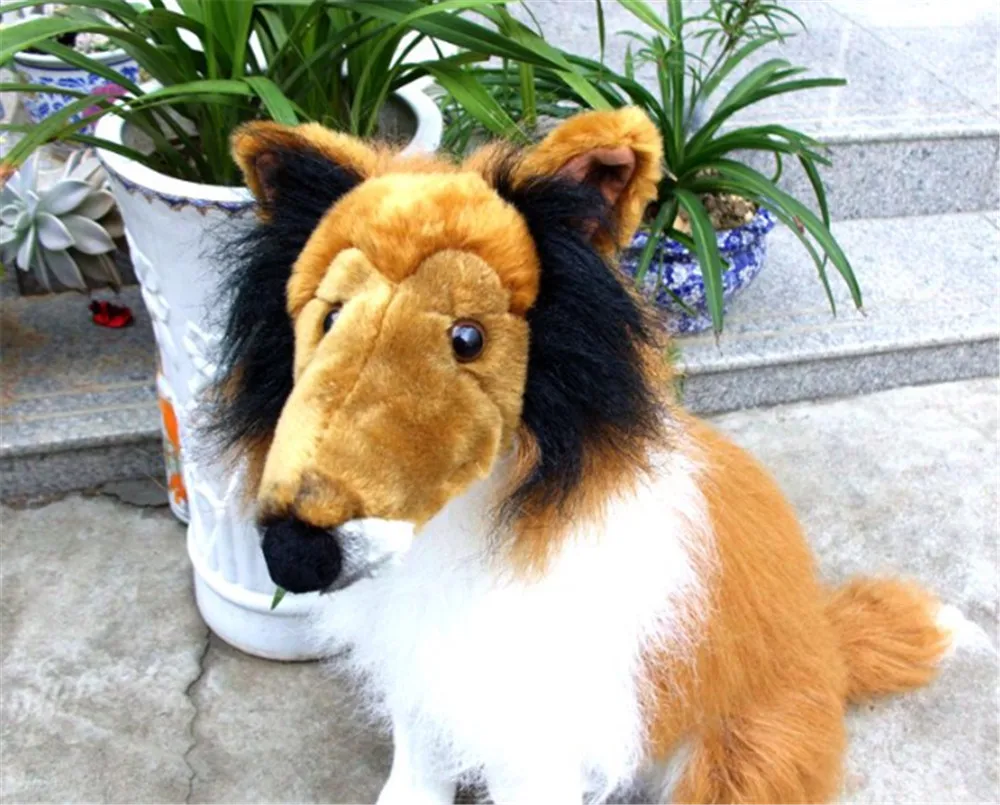  65cm Giant Lovely Plush Soft Stuffed Simulated Animal Shepherd Dog8
