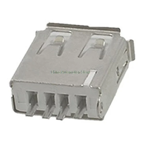 

IMC Hot 10 Pcs Straight Solder Type USB A Female Plug Jack Connector