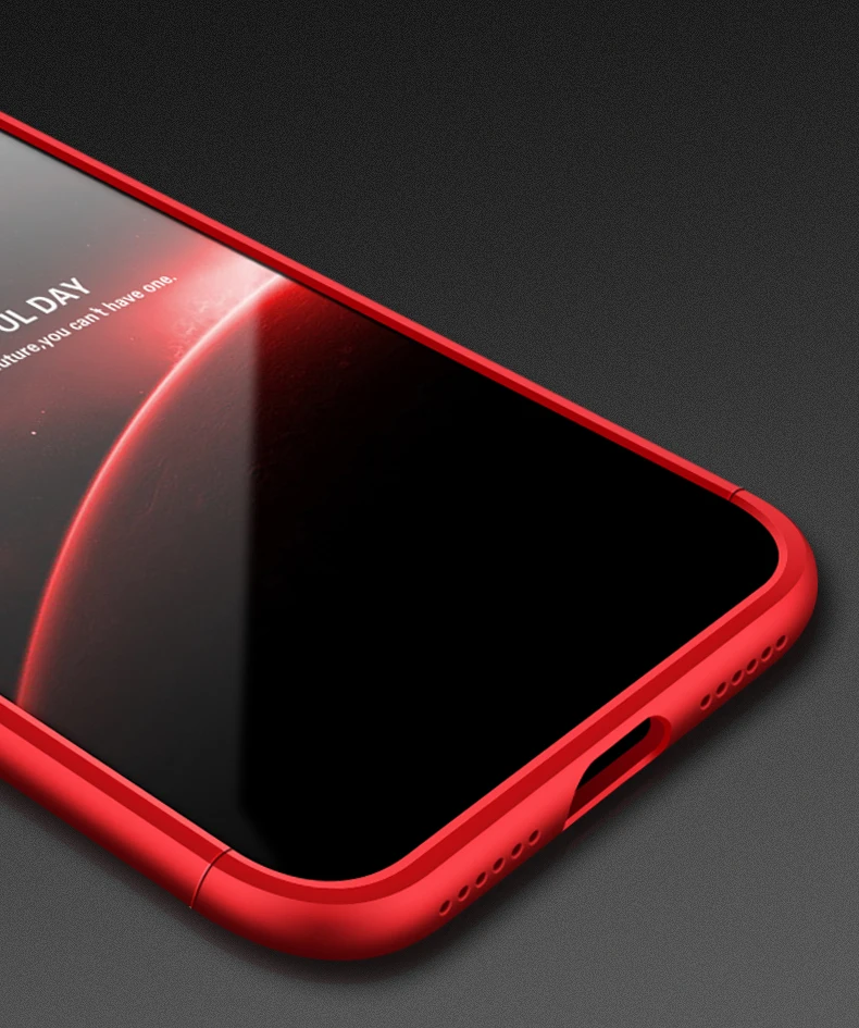 Case for iPhone X 10 XS XR XSMax Case 360 Degree Full Protection Hard PC 3 in 1 Matte Cover for iPhone5 6S 7 8 Plus Fundas Coque (7)