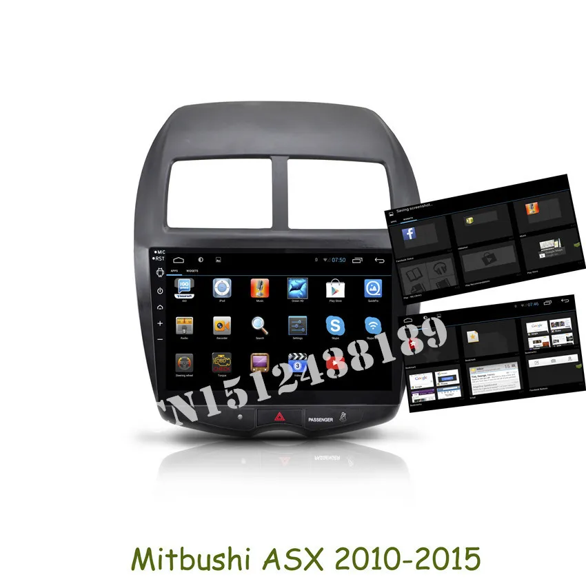 Android 10.2 дюймов dvd-плеер для Mitsubishi ASX PEUGEOT / 4008 CITROEN C4 2010 - 2014 2015 радио GPS навигация