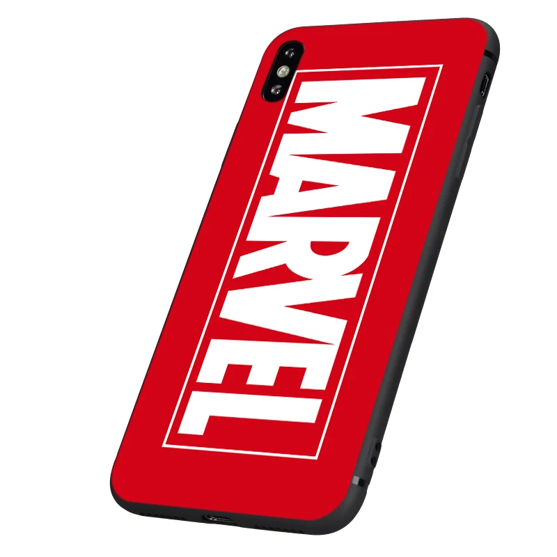 Черный чехол ТПУ для iphone 5 5s se 6 6s 7 8 plus x 10 чехол для iphone XR XS 11 pro MAX чехол MARVEL Железный человек Капитан герой