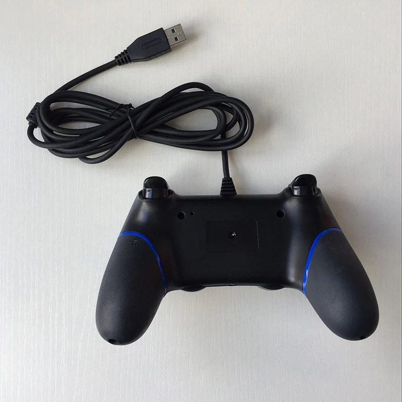 Красная/синяя/зеленая USB Проводная игровая консоль, геймпад Playstation 4 джойстик Dualshock геймпад