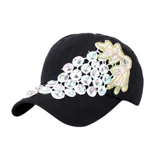 Женская бейсбольная кепка со стразами Snapback Хип Хоп Плоская Шляпа, бейсболка с прямым козырьком Женская бейсбольная Кепка Gorras planas Touca Sapka