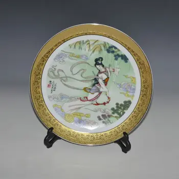 

Decorative Ceramic Round Wall Plates With Beauty Design