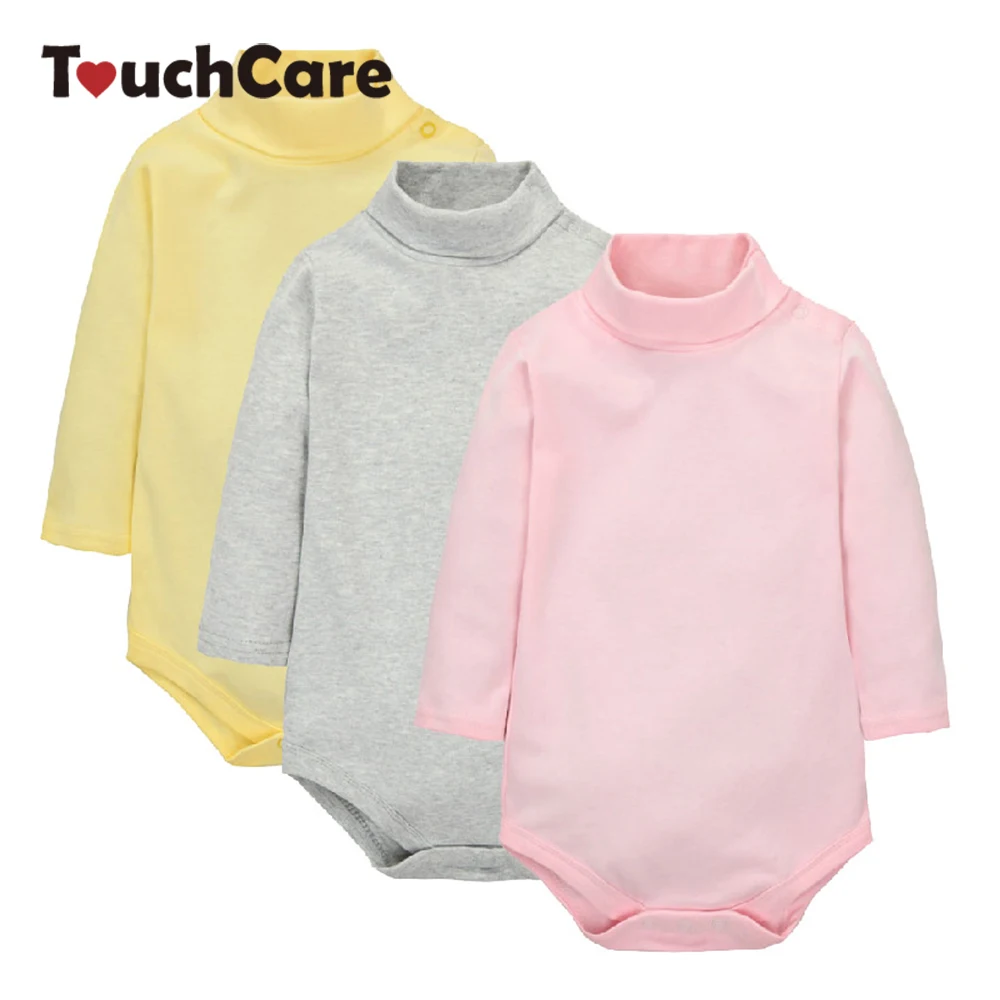 

Newborn Winter Cotton Baby Boy Girl Rompers Infant Solid Turn-down Collar Jumpsuit Candy Color Long Sleeve Roupa De Bebe Clothes