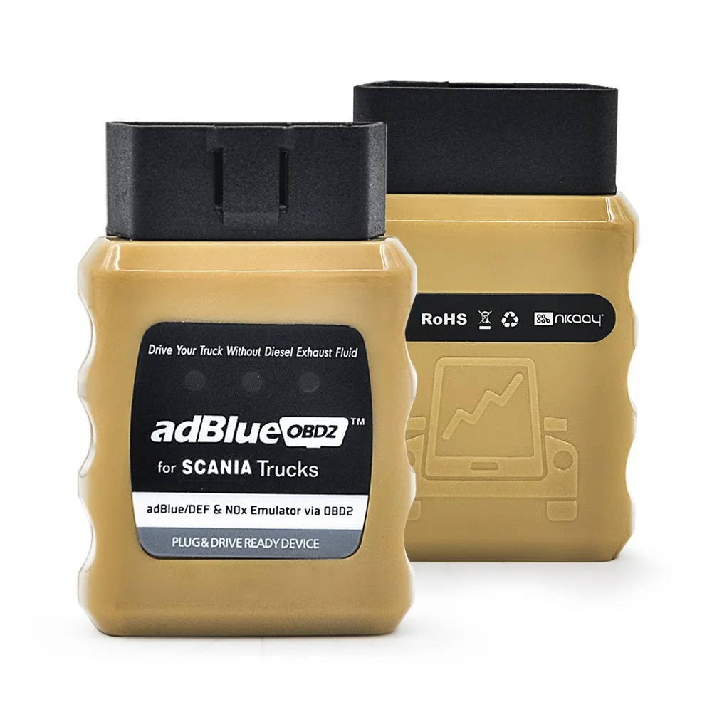 AdblueOBD2 эмулятор грузовики подключи и Драйв устройство OBD2 Adblue Эмулятор IVECO/BENZ/FORD/RENAULT/ VOLVO/DAF/MAN/SCANIA - Цвет: AdblueOBD2 Scania