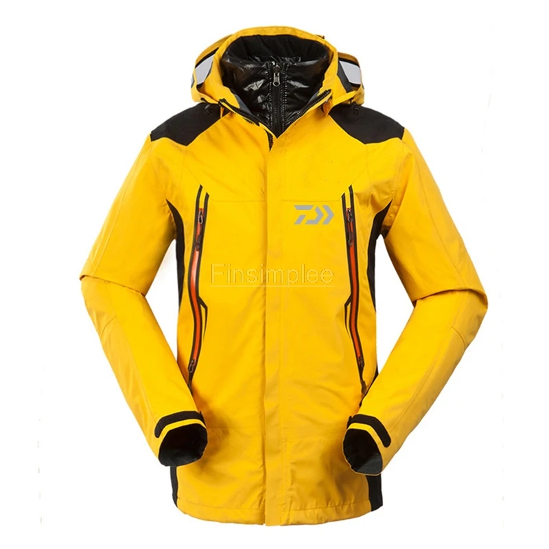 Conjuntos de Roupas de Pesca dos Homens Esportes ao ar Livre à Prova de Vento Roupas de Pesca à Prova Daiwa Respirável Dwaterproof Água Jaqueta Calças Terno 10 High Quality Esporte e Lazer