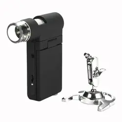 5 M 10-500X до 1200X Профессиональный Портативный портативный мобильный 3 дюймов цифровой микроскоп с ЖК-дисплеем на увеличении фото и видео