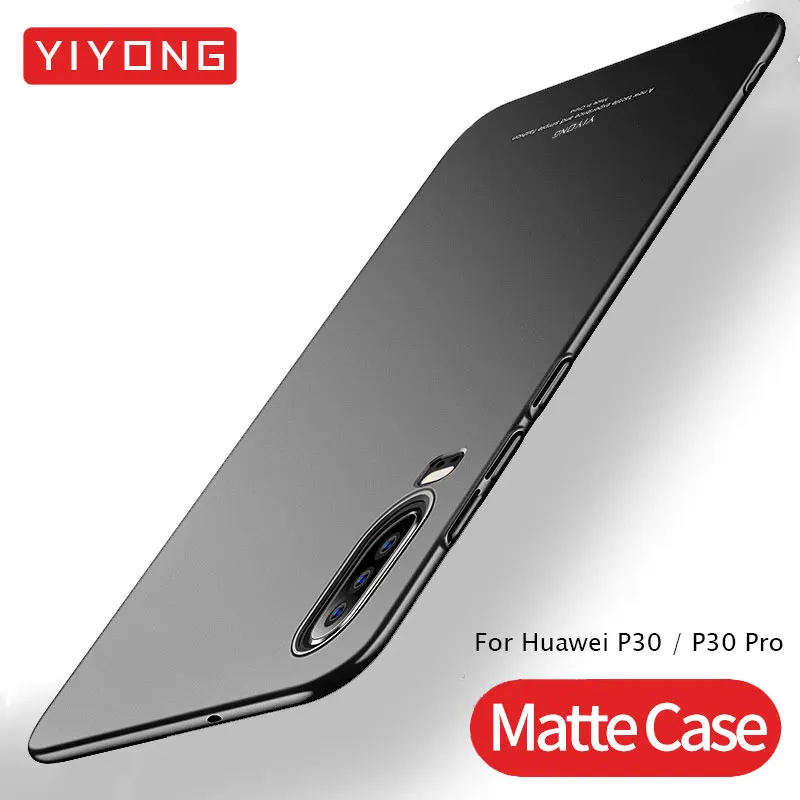 

For Huawei P30 P20 Pro P10 P9 Plus Case YIYONG Cover Slim Matte Coque For Huawei P30 P20 P10 P9 Lite Case Hard Back Cover P20 30