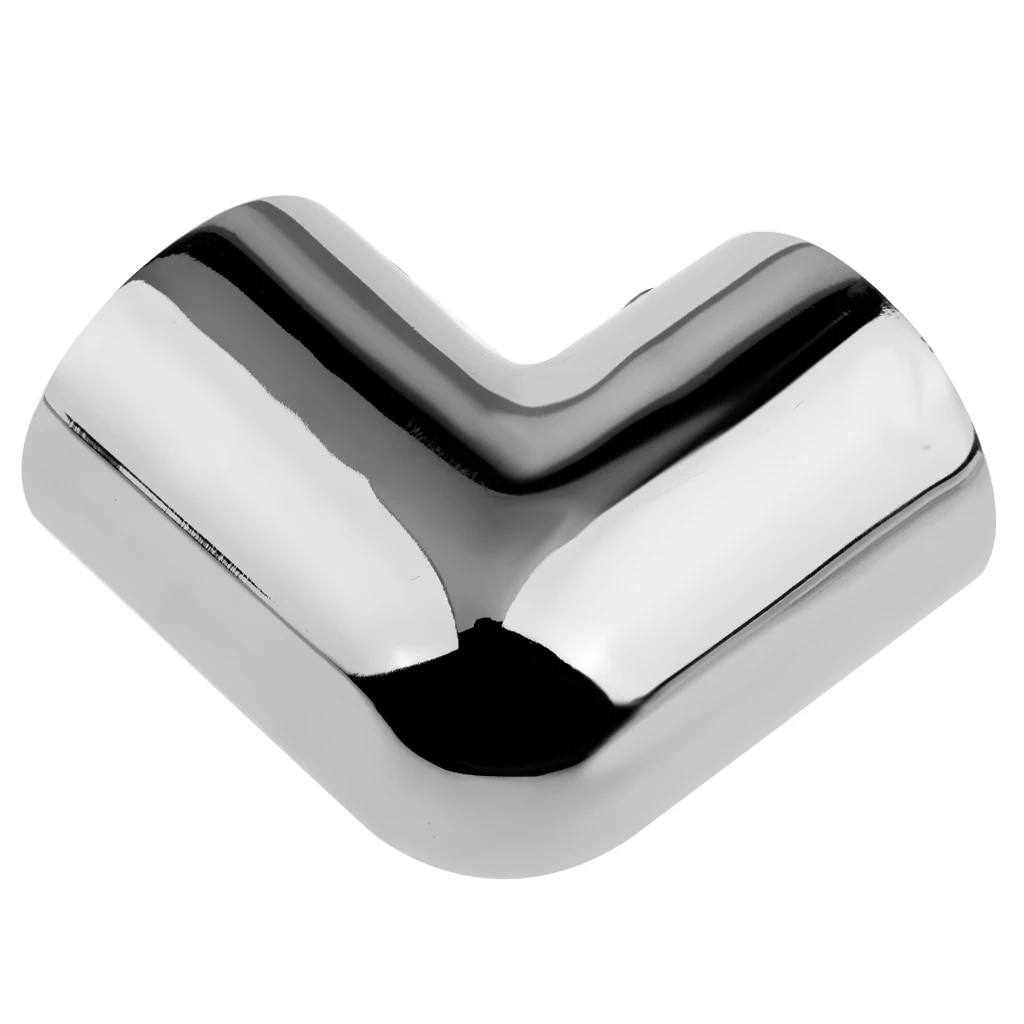 316 Stainless Steel Boat Hand Rail Fitting 90 Degree Elbow Tube Mount Maximum Corrosion Resistance Durability