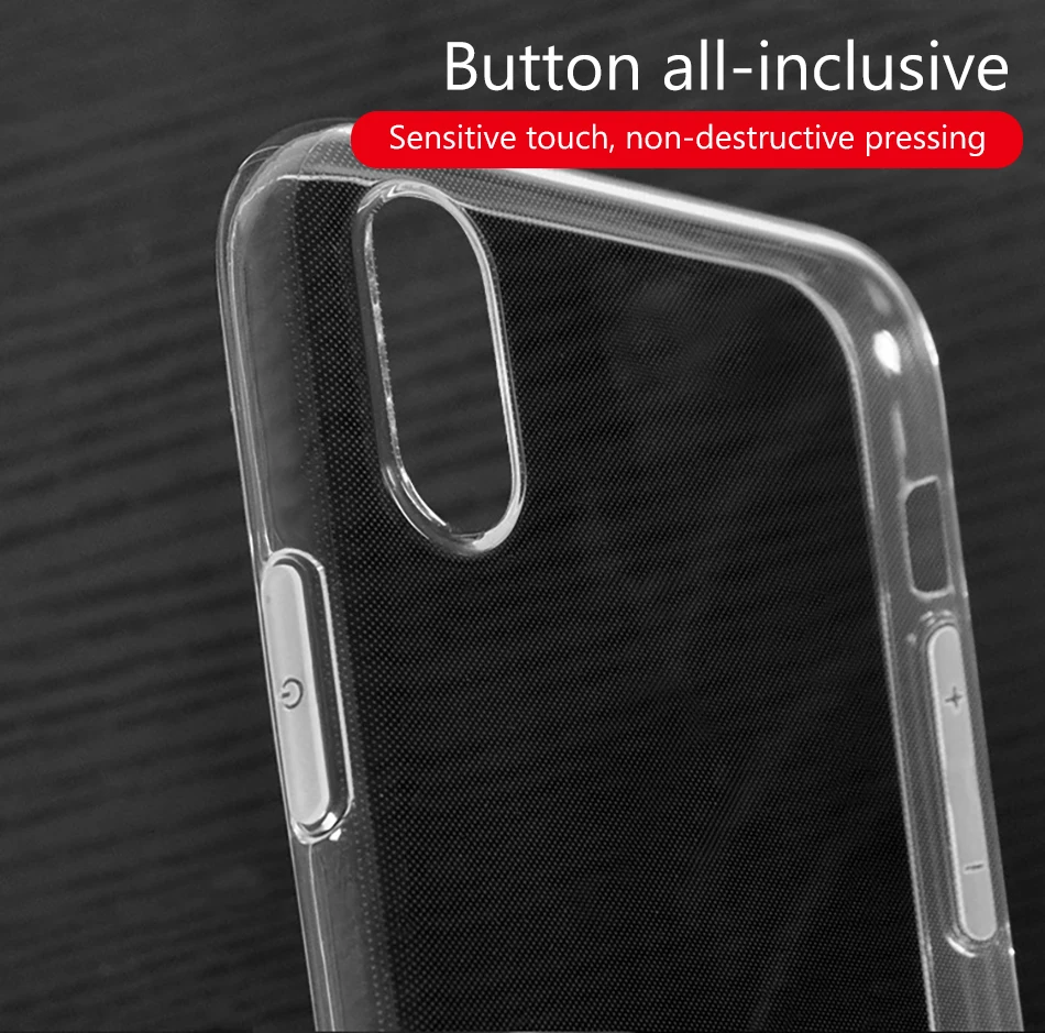 !ACCEZZ Transparent Thin TPU Case Cover Capa For iphone X XS XS MAX XR Phone Soft Protective Back Clear Shell Fundas Coque Cases (3)