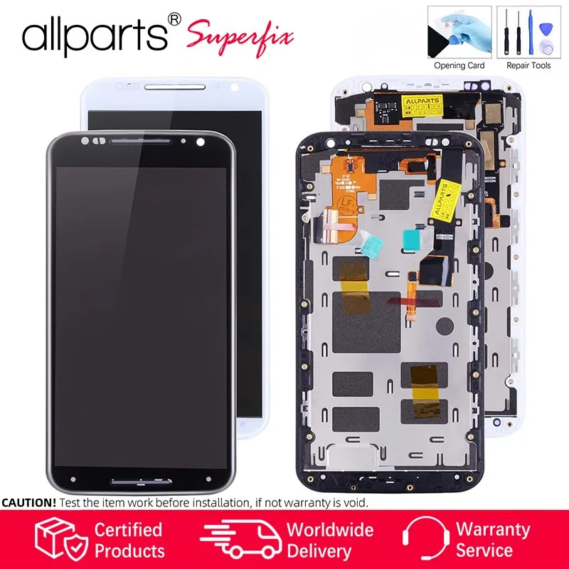 Качественный ЖК-дисплей для Motorola Moto X2 Дисплей с цифрователь сенсорного экрана