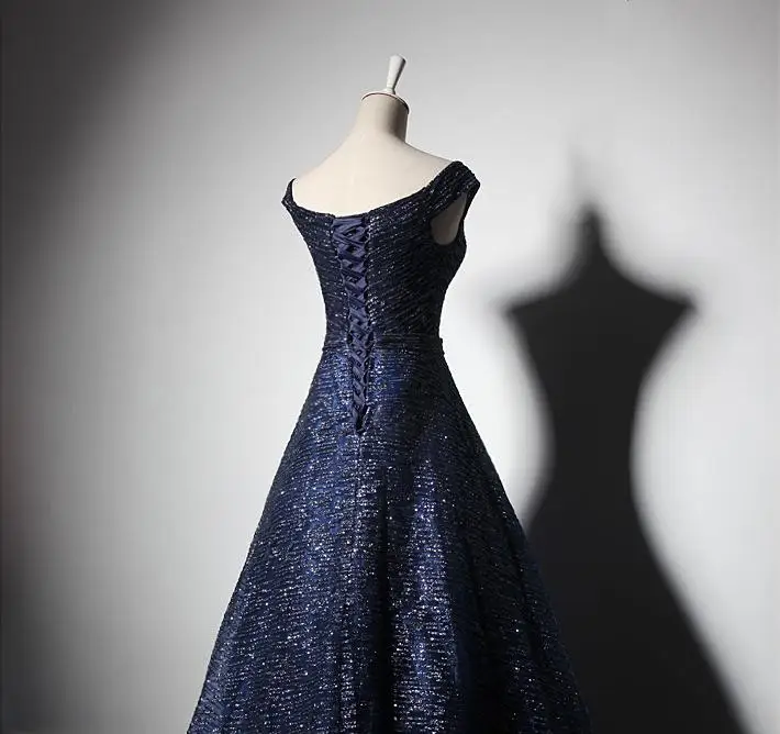 VENSANAC 2018 V Neck Lace Sequined Long A Line Evening Dresses Vintage Pleat Party Sash Sweep Train Prom Gowns VENSANAC 2018 V Neck Lace Sequined Long A Line Evening Dresses Vintage Pleat Party Sash Sweep Train Prom Gowns