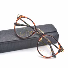 MINCL/Ретро винтажный Круглый очки женские, мужские Мультифокальные Прогрессивные очки для чтения очки для пожилых можно для дальнозоркости и Far LXL