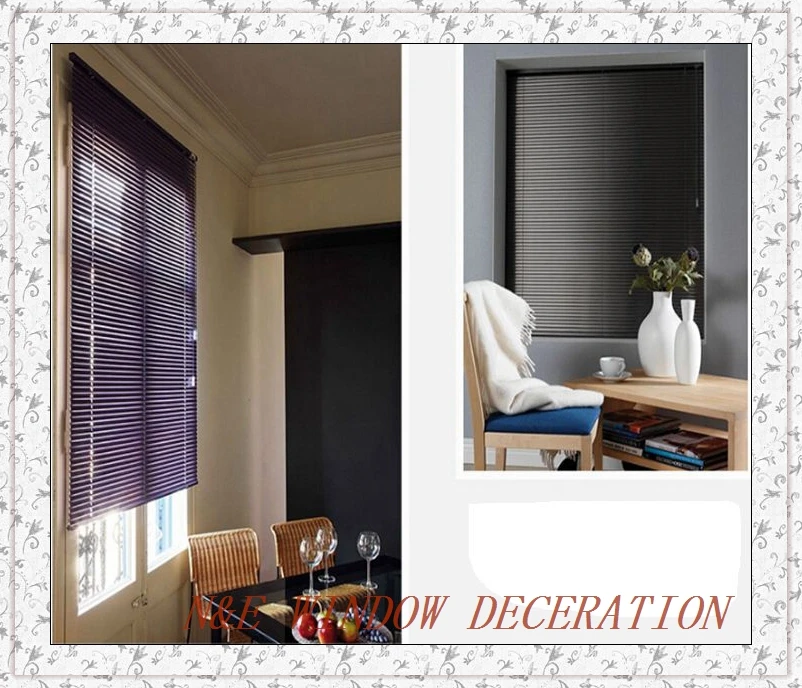 

Free shipping cheap aluminum blinds for Living room with steel headrail and bottom rail