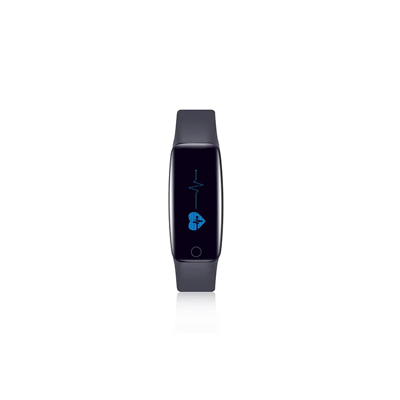 Teclast H10 диапазон Bluetooth 4,0 смарт-браслет дистанционного Камера Смарт Браслет, смс напоминание, подсчет шагов, время - Цвет: Black